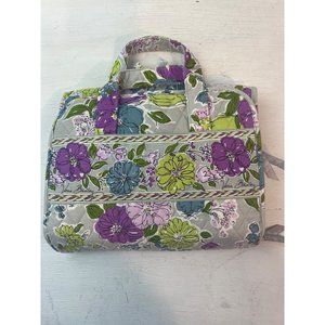 Vera Bradley Hanging Travel Makeup / Cosmetic Organizer Bag Floral Pattern